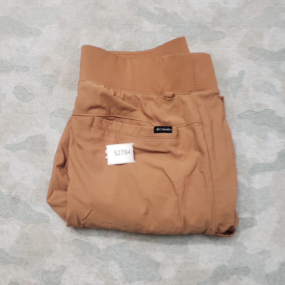 Columbia Hiking Pants Womens Medium Brown Pockets Pull On Outdoors Travel Camp - Picture 11 of 11